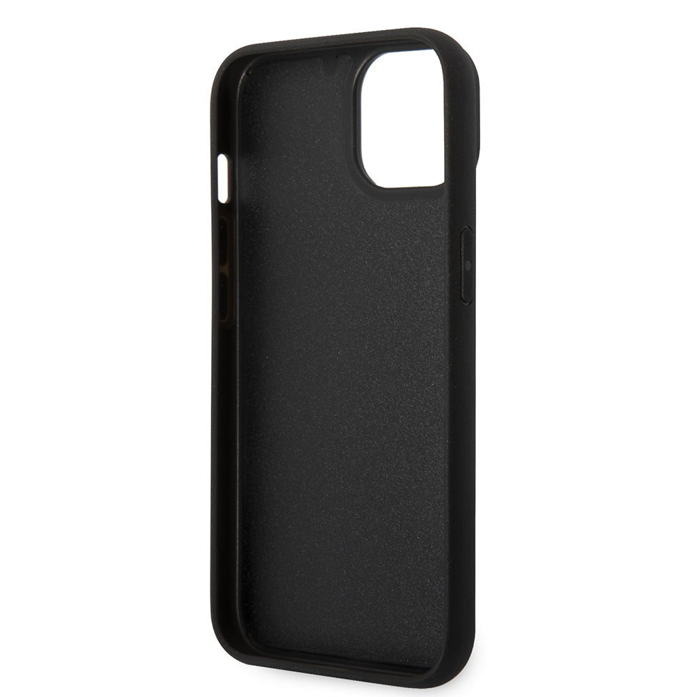 Ferrari iPhone 14 Plus Orjinal Lisanlı Klasik Metal Logolu Karbon Şerit Desenli Kılıf Ferrari iPhone 14 Plus Orjinal Lisanlı Klasik Metal Logolu Karbon Şerit Desenli Kılıf
